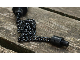 SOLAR BLACK STAINLESS CHAIN PLASTIC ENDED 12 inch
