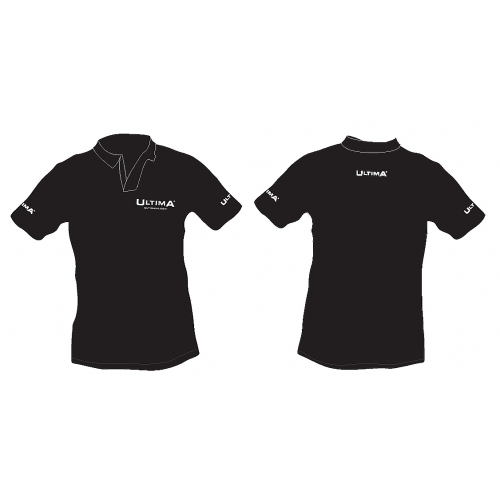 Ultima Polo Shirt - Black блузки с лого Ultima