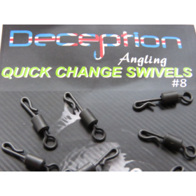 Deception Angling Quick change swivels 8