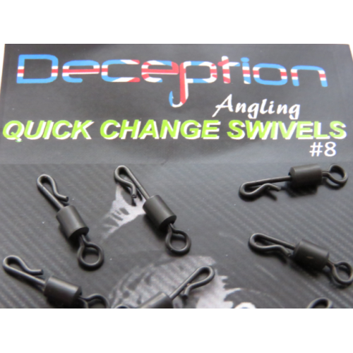 Deception Angling Quick change ring swivels 11