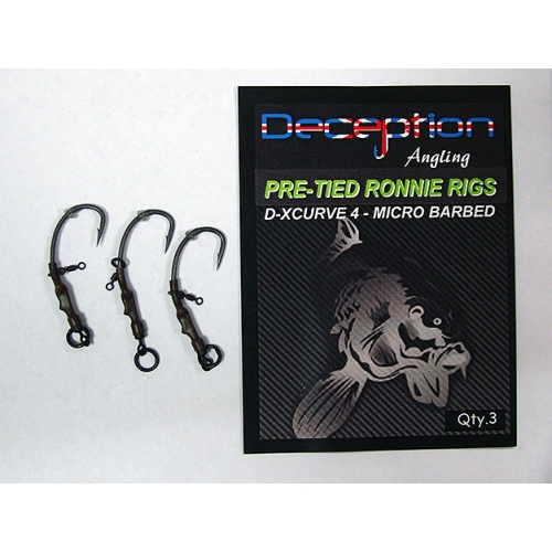 Deception Angling Ronnie Rigs Size 4 Micro swivel