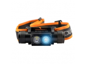 Челник Dulotec H4 Pro V2.0 + батерия 3400 mAh, с бяла и синя светлина